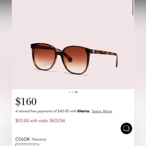 Kate Spade Alianna sunglasses (BRAND NEW)